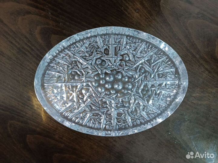 Хрустальное блюдо