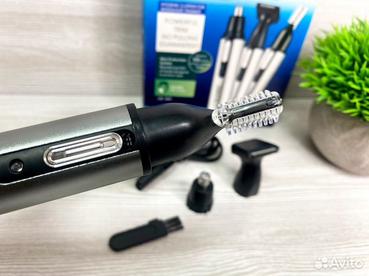 Триммер для ушей и носа 3в1