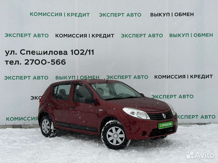 Renault Sandero 1.6 МТ, 2010, 156 000 км