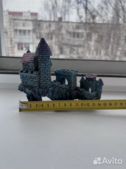 Грот замок в аквариум