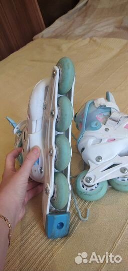 Роликовые коньки детские раздвижные