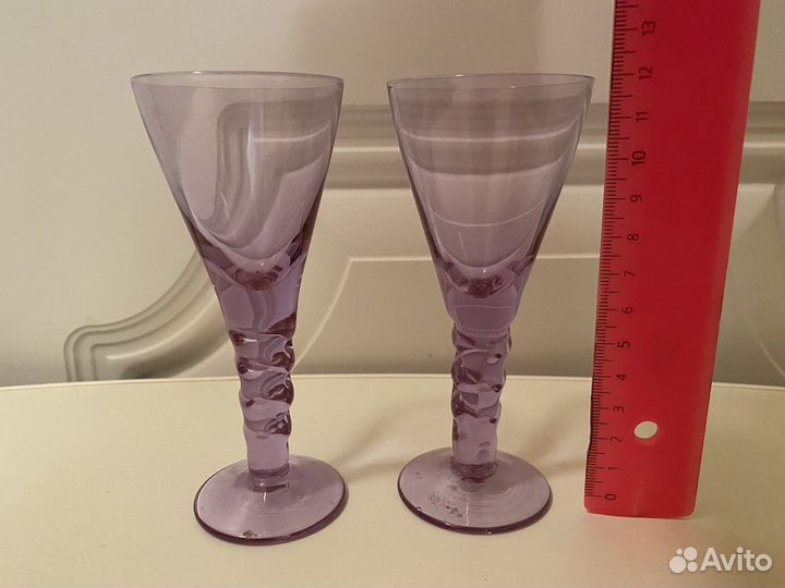 Хрусталь Чехословакия. Фужеры