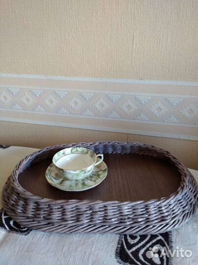 Плетеный поднос