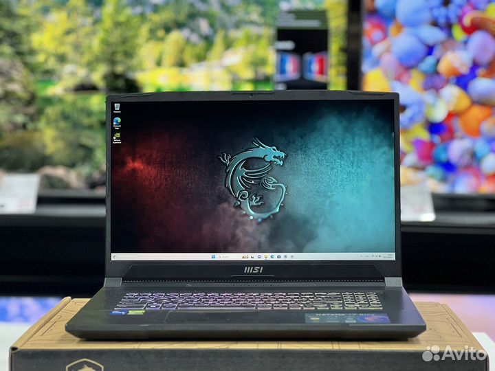Новый MSI Katana 17.3 Core i7 12 RTX4060 8G