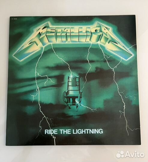 LP Metallica Ride the Lightning Green Cover