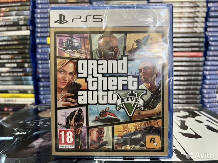Диск Grand Theft Auto V PS5 / Новый