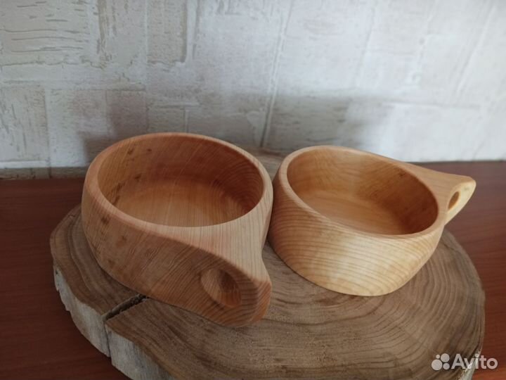 Кружка из кедра