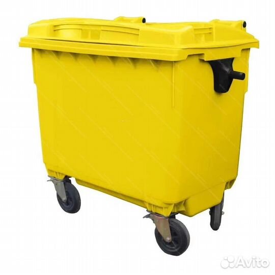 Пластиковый мусорный контейнер 660л-5024