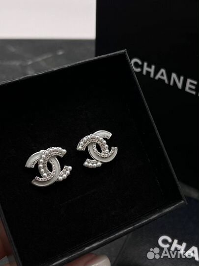 Серьги chanel