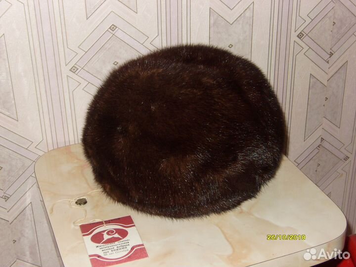 Шапка норковая новая