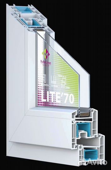 Пластиковые окна Melke Lite60 от производителя
