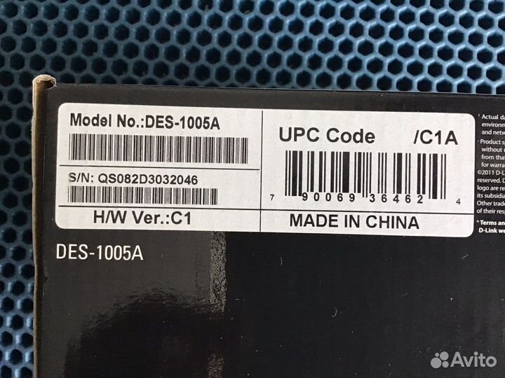 Коммутатор D-Link DES-1005A на 5 портов