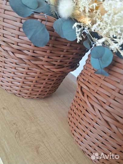 Корзина из ротанга