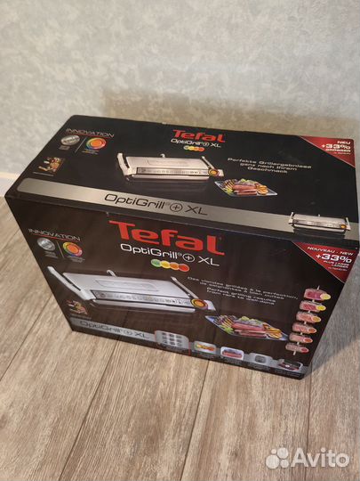 Умный электрогриль Tefal Optigrill+ XL GC722D34