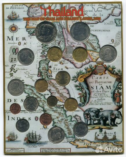 Монеты королевства Таиланд (3)