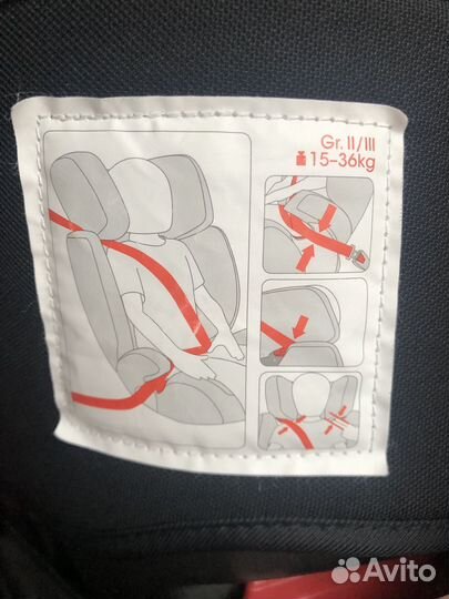 Детское автокресло 15 до 36 кг cybex