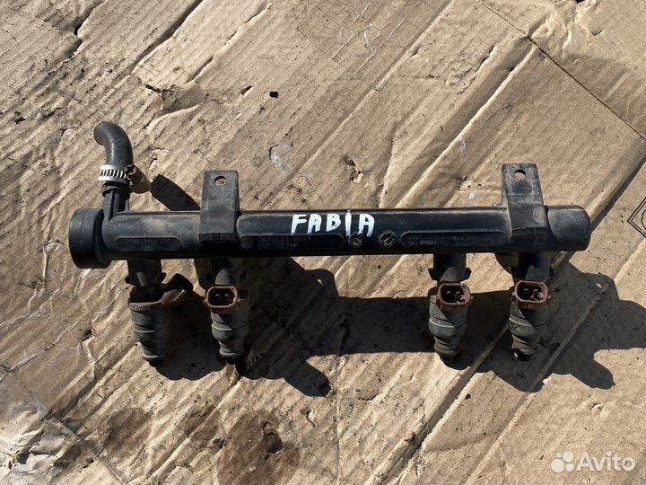 Топливная рампа skoda fabia