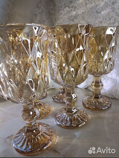 Фужеры Бокалы Стаканы Набор