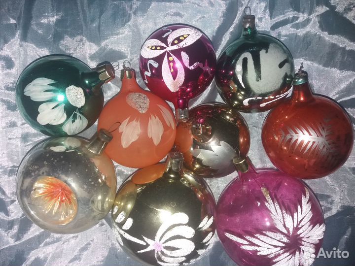 Елочные игрушки СССР одним лотом