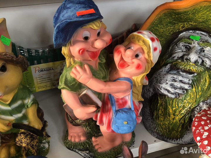 Садовые фигуры из полистоуна