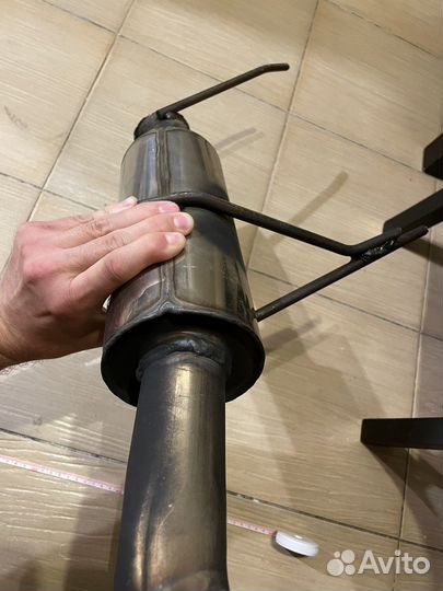 Глушитель прямоточный банка