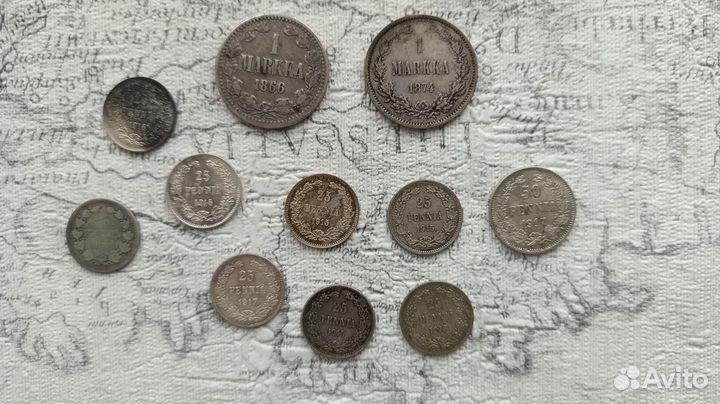 Серебряные монеты Русской Финляндии