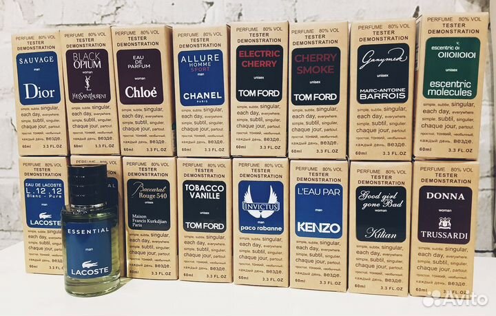 Тестеры духи