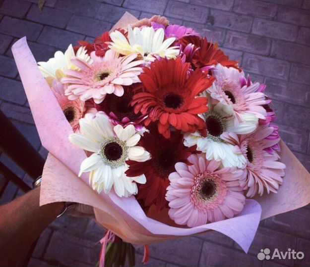 Цветы букеты герберы с доставкой