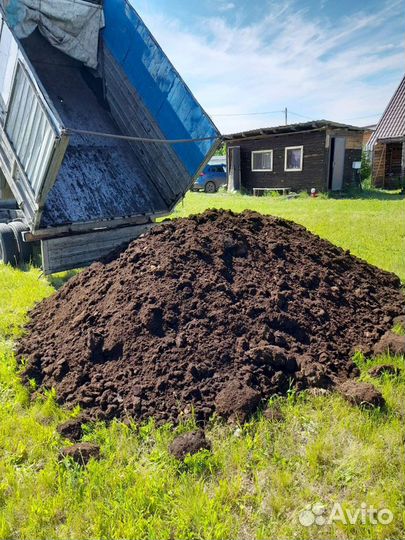 Перегной в мешках и валом чернозем валом