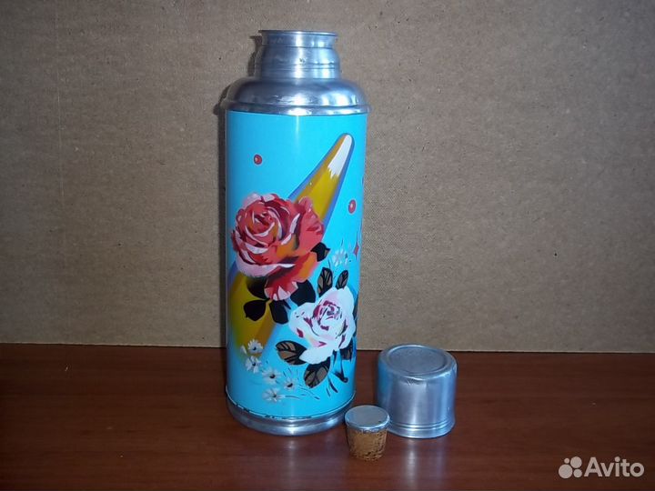 Термос китайский СССР 2л со стеклянной колбой