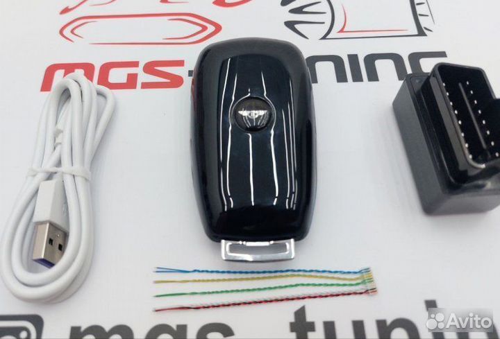 Смарт ключ Bentley дизайн Mercedes черный