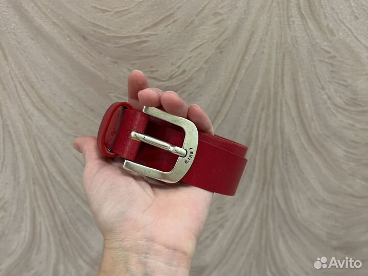 Ремень кожаный levis