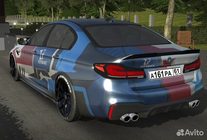 Car Parking BMW M5 F90 ZR Perfomance