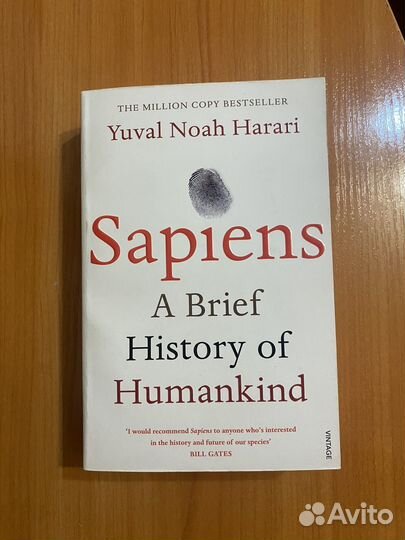 Книга sapiens на английском