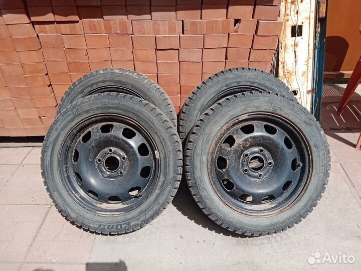 Кама Евро 205/55 R16 шипы на дисках 4 шт