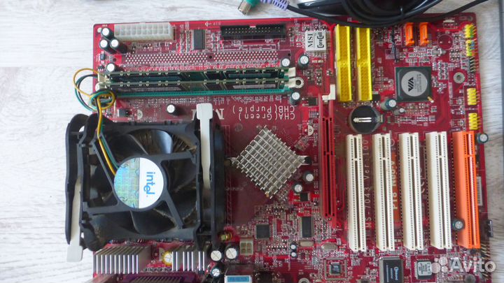 Материнская плата socket 478 (Pentium 4 + 2Гб озу)