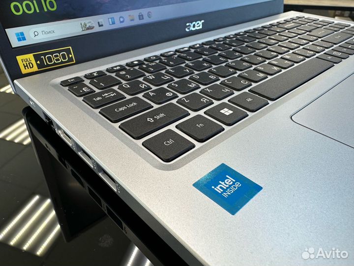 Ноутбук Acer 15.6 N4500 2/2 DDR4-4Gb SSD-256Gb