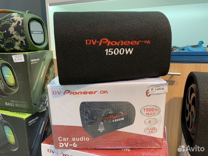 Сабвуфер DV-Pioneer.ok 1500 watts 6