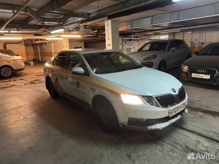 Аренда авто под такси skoda octavia