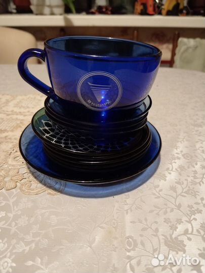 Посуда цветное стекло