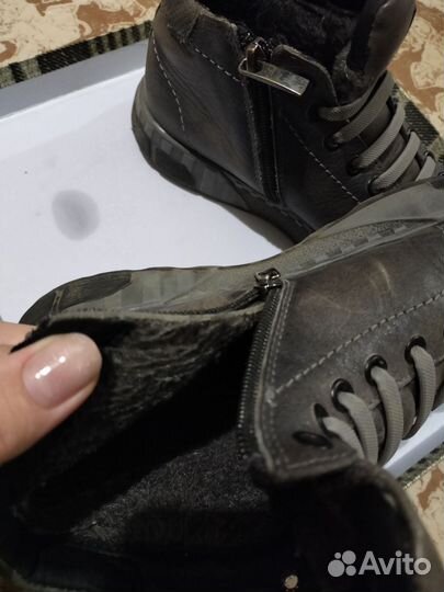 Ботинки зимние натуральная кожа 38