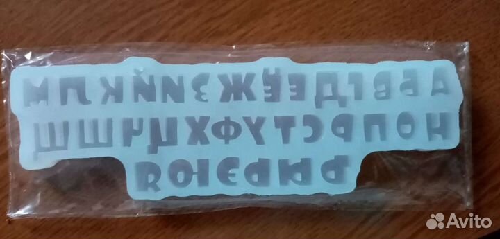 Молд буквы силиконовый