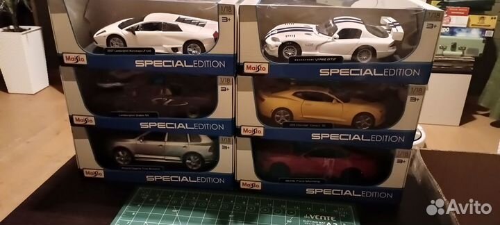 Модели автомобилей 1:18