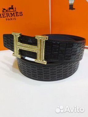 Ремень hermes натуральная кожа люкс