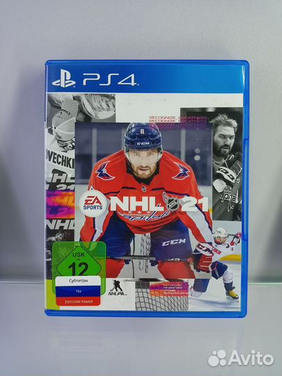 NHL 21 ps4 диск русская версия
