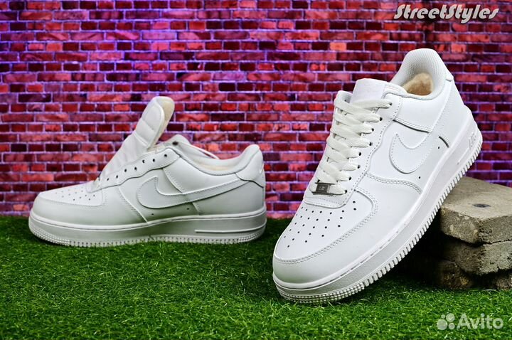 Nike Air Force 1 Low '07 White Утеплённый вариант