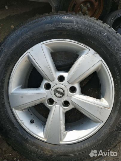 Комплект колёс на nissan x-trail t31. 215/65/r16