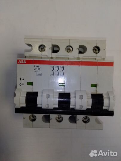 Выключатель автоматический ABB 125 ампер