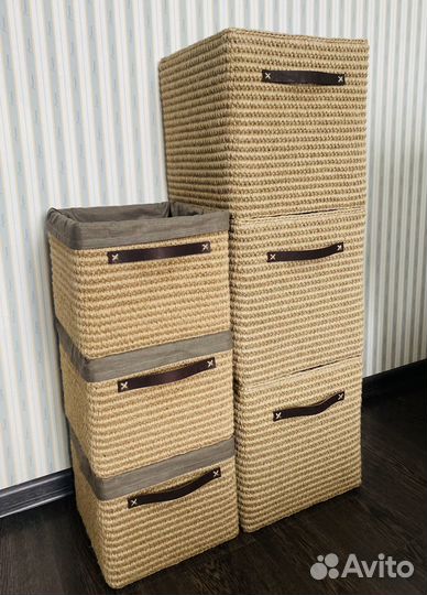 Корзина из джута