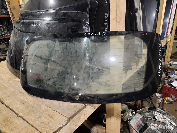 Стекло заднее opel corsa d 3D купе